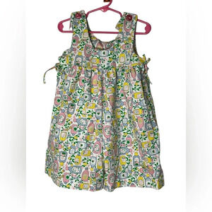 Vtg Buster Brown floral bubble bath bottle romper sz 4T